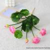 Artificial Lotus Flower for Home Decor - Water Lily Ornament for Living Room, Buddhist Hall, Pond, or Fish Tank