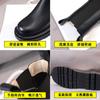Processing Custom Martin Boots Women's Leather 2025 New Cigarette Tube Platform Chelsea Short Boots Women