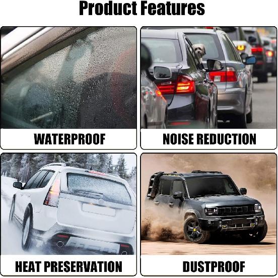 FZJDSD 738539AN0A 738529AN0A Left and Right Side Roof Drip Molding Strips Weatherstrip 116.52inch Compatible with Nissan Sentra 2013-2018 Roof Drip