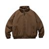 2024 Men's High-End Japanese Style Coffee Corduroy Stand Collar Cotton Jacket