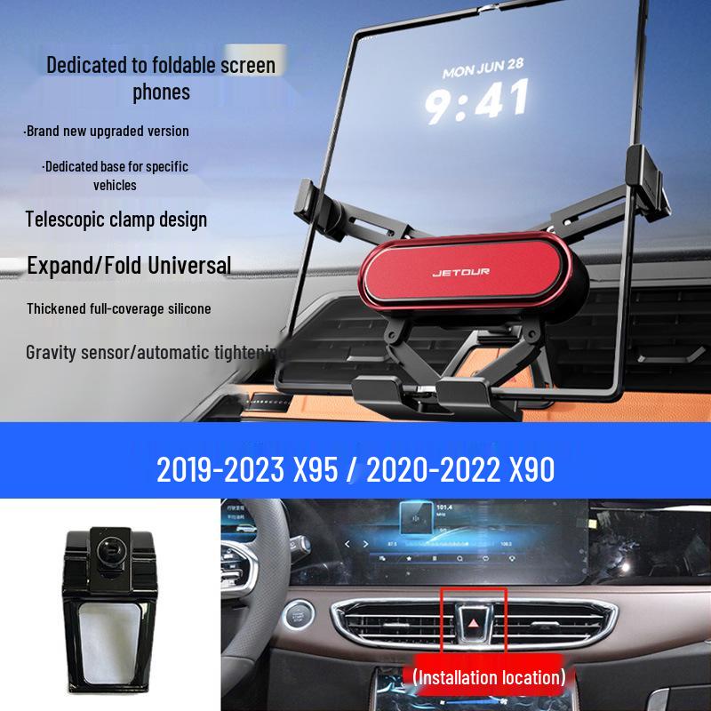 Foldable Phone Holder for Jetour X95/X90/X70/X70PRO/X90PLUS Air Vent