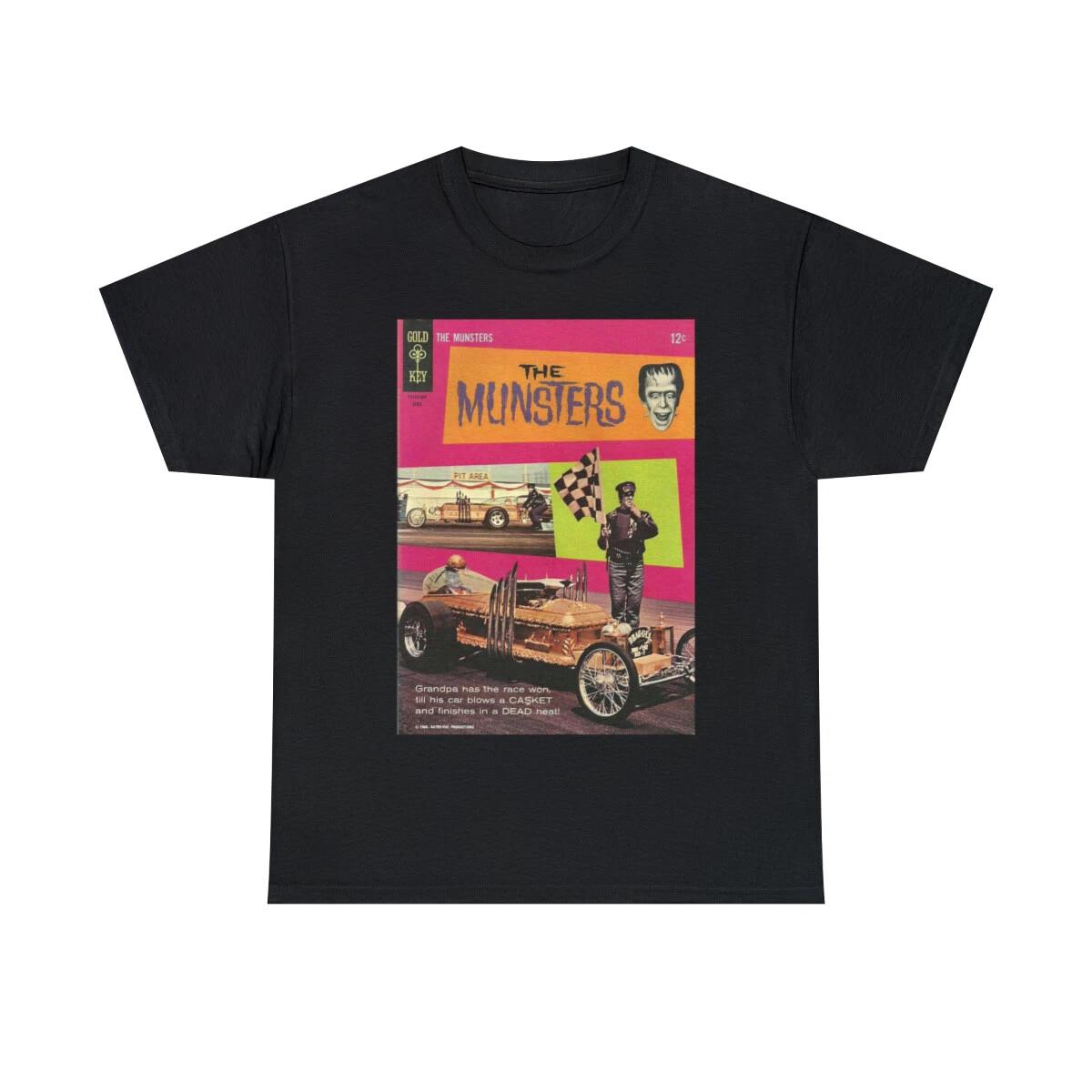 MUNSTERS DRAGULA Unisex Heavy Cotton Tee XS