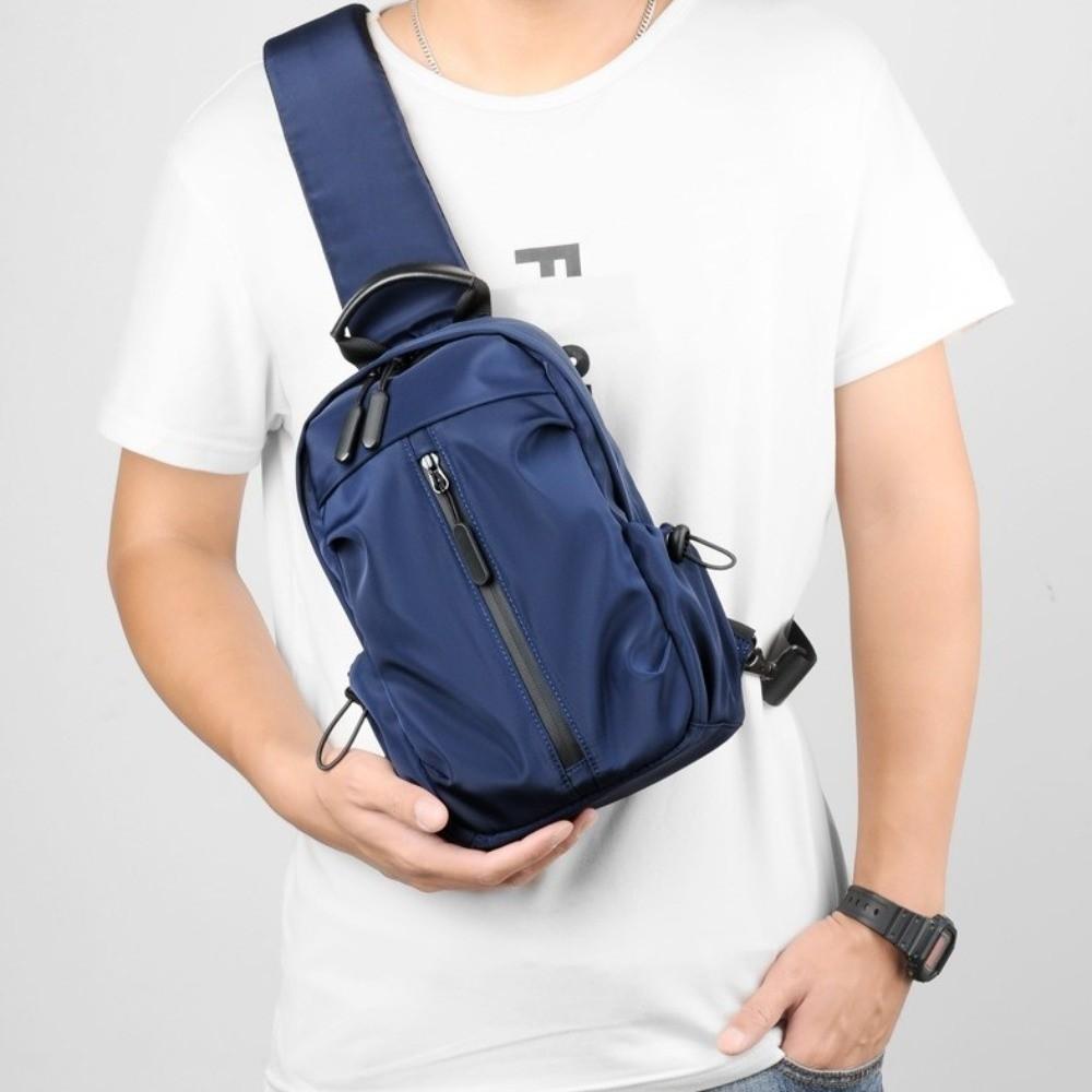 Oxford Sports Crossbody Bag Multifunction Nylon Shoulder Bag Casual Men's Chest Bag  Boys
