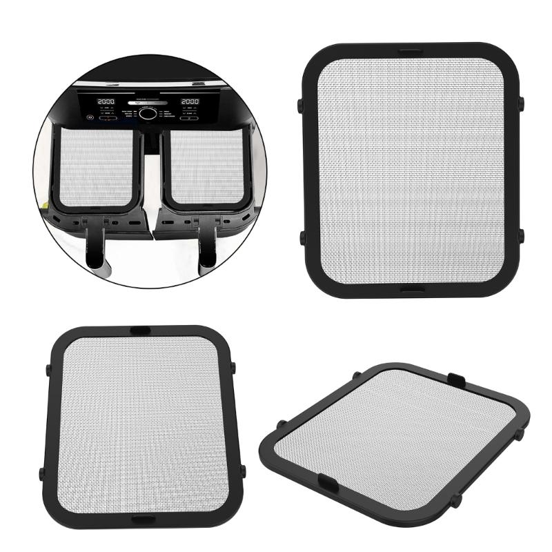 2 szt. Osłona przeciwbryzgowa ze stali nierdzewnej Drobna osłona przeciwbryzgowa Magnetyczna do maszyny do smażenia na gorącym powietrzu AF400 AF451 Akcesoria