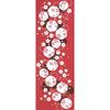 Dyed Anbo Tenugui "Bayukirin Red" Genuinely Dyed 100% Cotton Tokuoka Made In Japan 35cm X 100cm