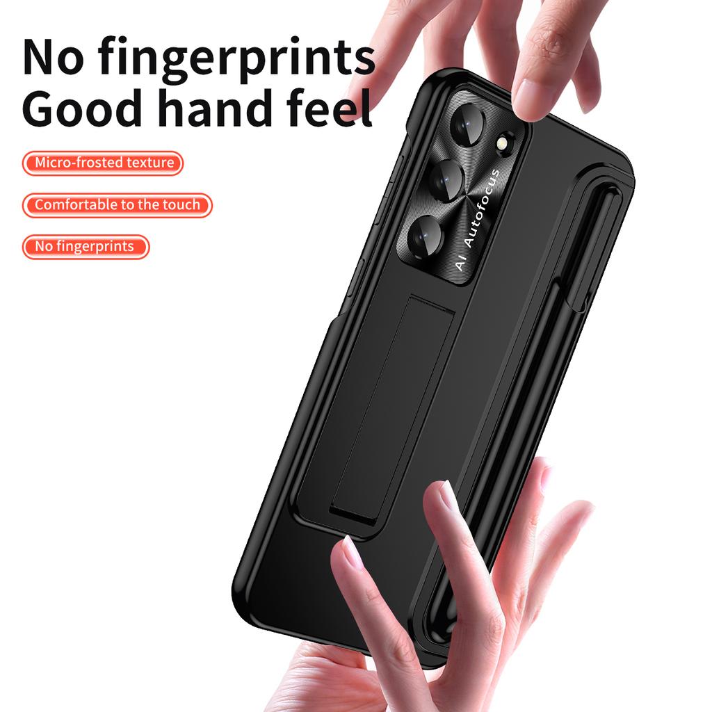 Anti -Fall Camera Protection Kickstand Case For Samsung Galaxy S23 Ultra S 23 Plus 5g S Pen Hard Cover For Samsung S23 Ultra