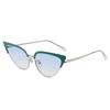 New Fashion Cat Eye Sunglasses For Women With High-end Sunglasses Showing Face Small Sun Protection And Uv Rays 1206