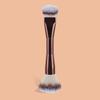 3-Piece Dual-Ended Makeup Brush Set: Foundation & Powder - Multifunctional Soft Bristle Brushes