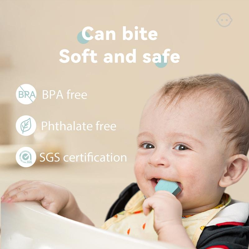 Baby Montessori Toy BPA Free Silicone Geometric Building Block 1-3 Years Children Stacking Game Education Puzzle Toy Baby Gift