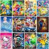 Diamond Painting Pokemon Super Mario Pikachu Hello Kitty Home Decoration Full Square&Round Mosaic Embroidery Cross Stitch