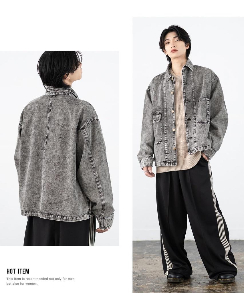 Double Chest Pocket Denim Blouson [IMPROVES] [SIDEWAYSTANCE] 10.5oz