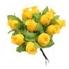 1 bukett kunstig blomst 12 rosehoder DIY Craft Home Party Bryllupsdekor