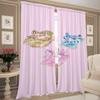 Home Interior Kitchen Curtains for Living Room 2 Pieces Blackout Curtains Door Curtain Pokemon Bedroom Decoration Partition
