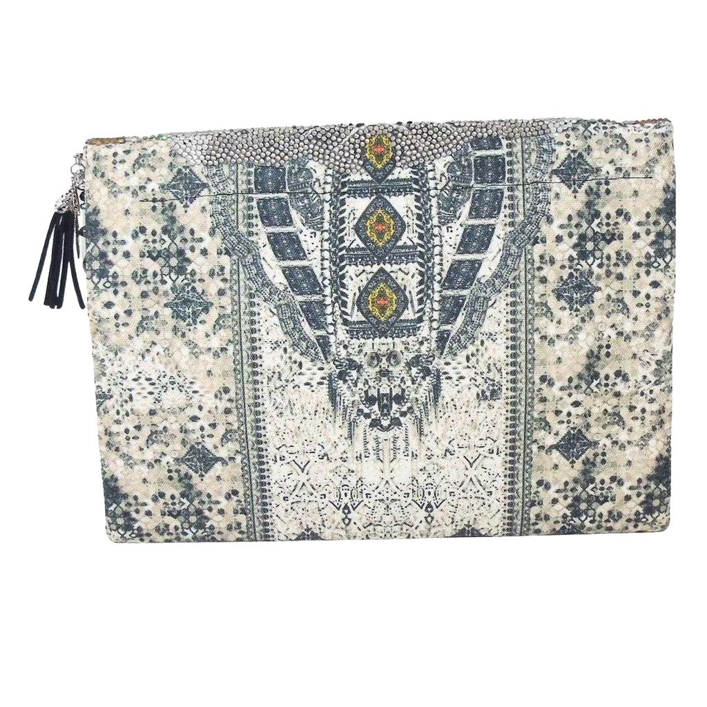 Inoa Blanco La Neve Clutch Bag