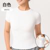 Seamless nude yoga clothes, short-sleeved sports tops, women's T-shirts, outdoor tennis clothes, breathable elastic quick-drying fitness clothes