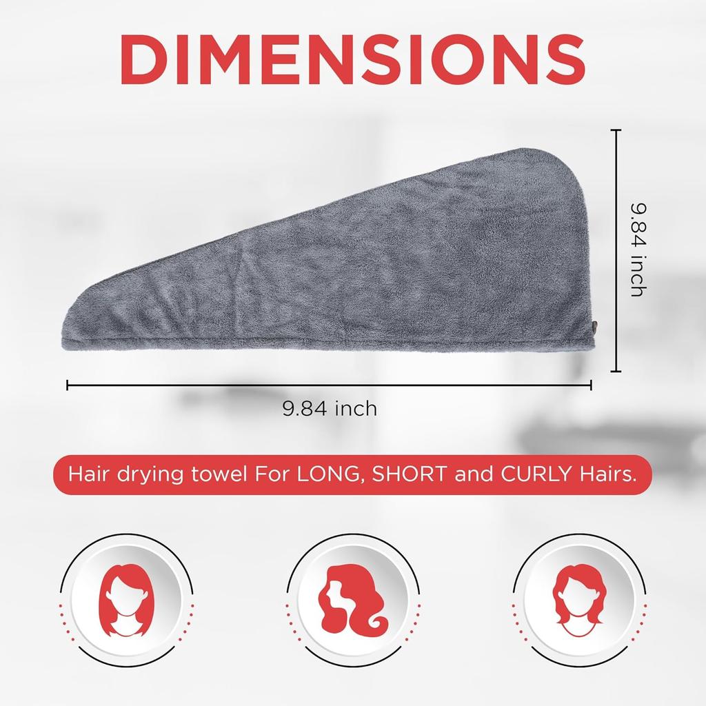 Quick Drying Hair Towel Women's Bathroom Accessories Care Hat Strap Buckle Sauna Towel