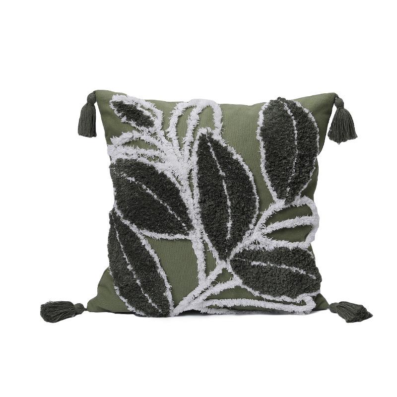 Tufted Throw Pillow Bohemian Throw Pillow Case Decoration Living Room Sofa Cushion Pillow Retro Hotel Lumbar Pillow Pillow Case
