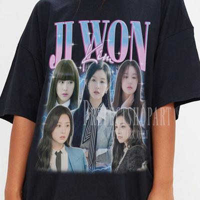 KIM JI WON 90's Shirt - Kim Ji Won Retro Shirt, Kim Ji Won Fans Tees, Kim Ji Won T-shirt, Kim Ji Won Tribute, Kids Tee
