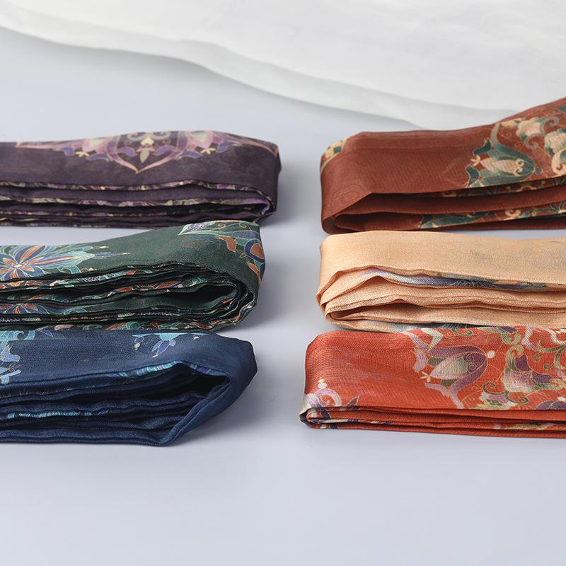 Restaurierte Farbe Traubenblütenvogel Schmetterling Hanfu Haarband