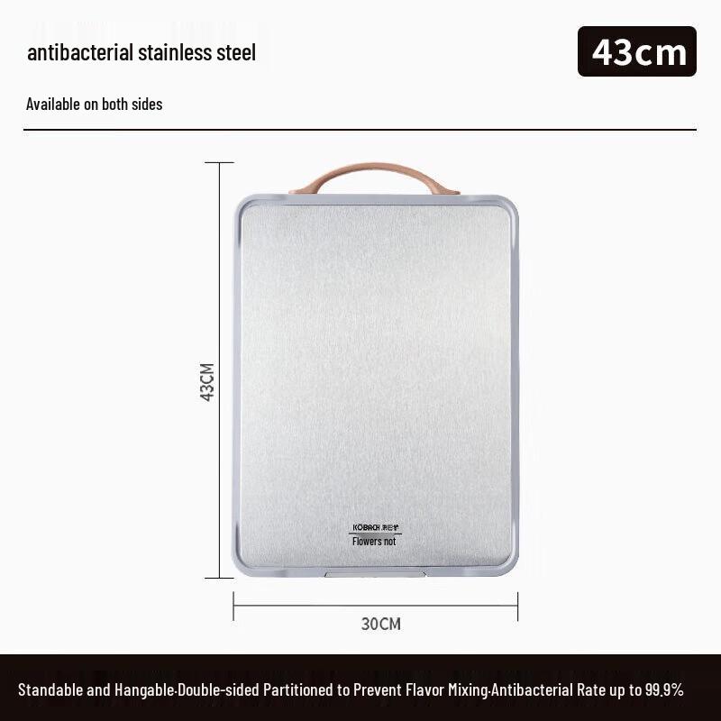 Kangbach Anti-bacterial 201 Stainless Steel Chopping Board