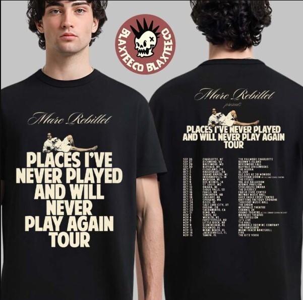 Marc Rebillet Tour 2025 Unisex Short Sleeve Tshirt size S5XL Unisex T-Shirt S