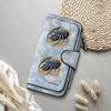Thunderbolt Spider Long Wallet Cool Men PU Purse Card Holder Casual Fashion Portable Zipper Wallet