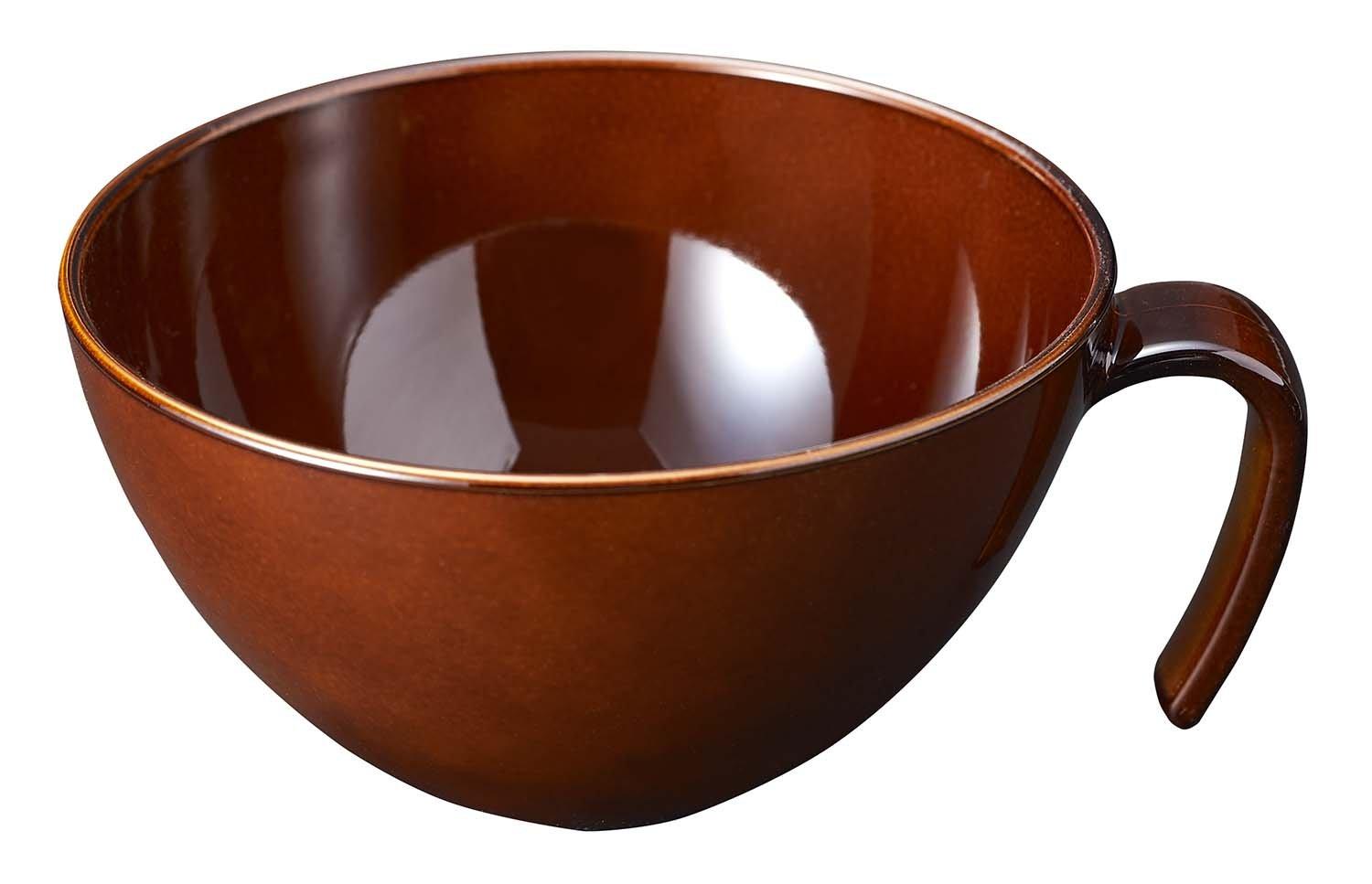 

Sanyi Lacquerware Made in Japan Aizu lacquered hand cup dark brown 2183410