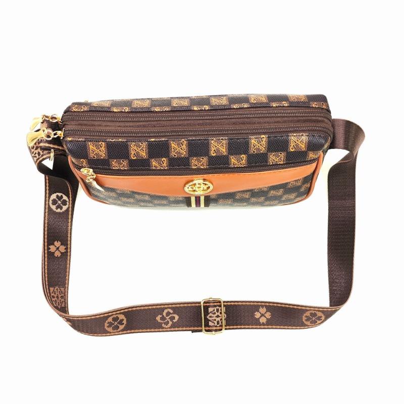 Premium Textured Small Bag Summer New Mother Bag Wide Shoulder Strap Old Flower Shoulder Messenger Bag