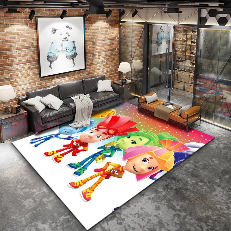 The Fixies Carpet Rug For Living Room Bedroom Home Sofa Decoration Kids Play Nonslip Floor Mat