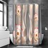 3D Background Bathroom  Shower Curtain Animal Waterproof Fabric Bathroom Curtain With 12 Hooks Sunflower Home Deco Free Ship