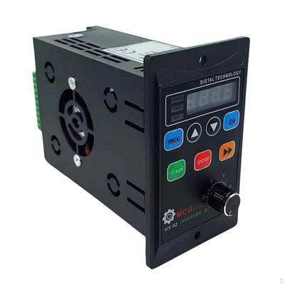 Convertisseur de fréquence 220V Régulateur de vitesse compact pour ventilateurs Machines de gravure 400W