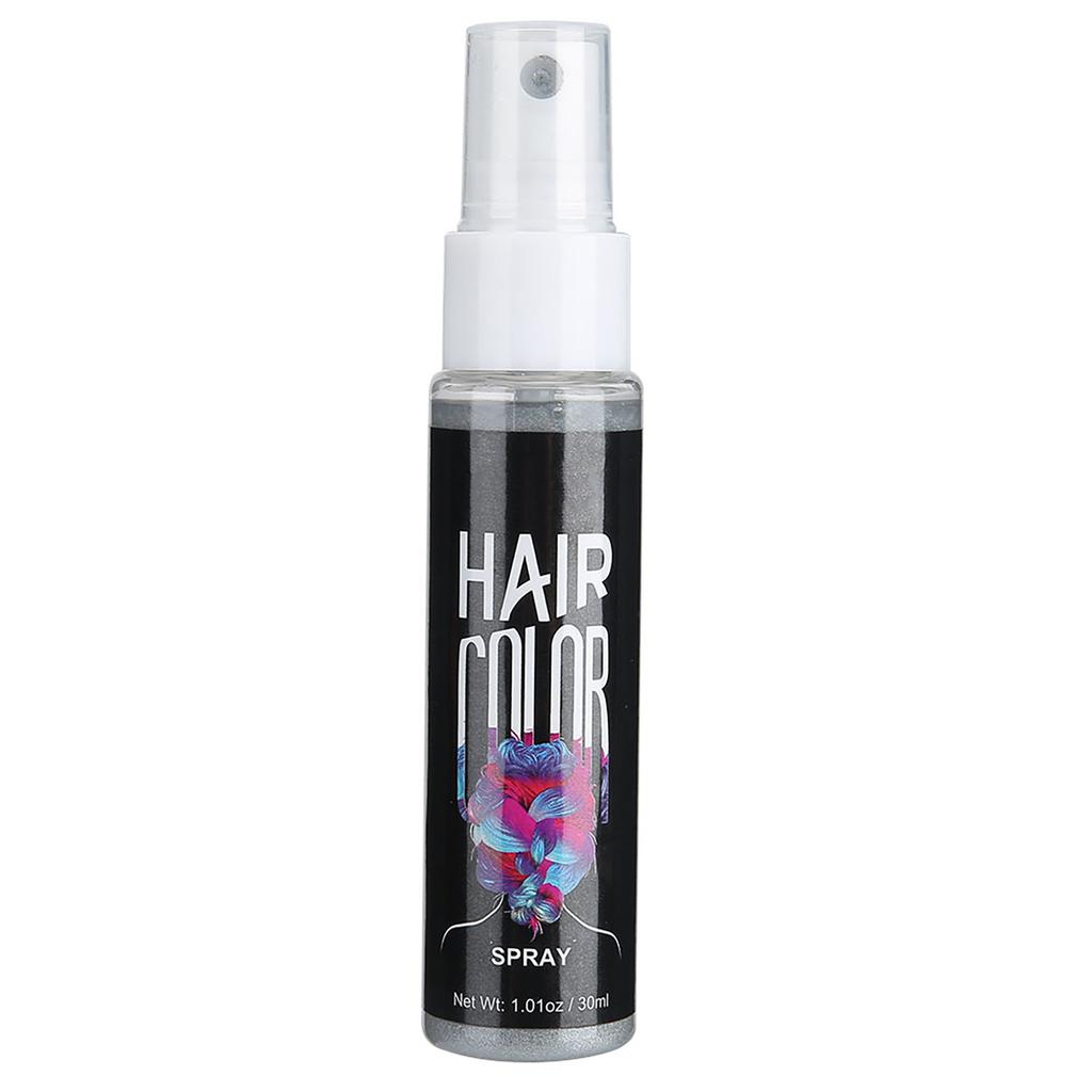 Sevich 30ml Temporary Hair Dye Spray DIY Hair Color Spray Hair Spray LiquidGray