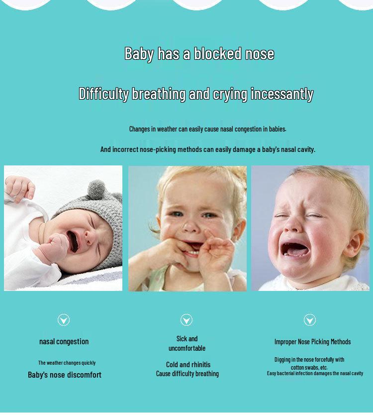 Smart Electric Nasal Aspirator for Baby and Child Mucus and Congestion Relief