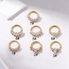 YW ASTM F136 Titanium G23 Titanium Body Septum Piercing Jewelry Nose Ring Ear Clicker Nose Septum Clicker Jewelry