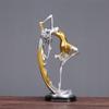 Sculpture de Danseuse Style Européen Figurine Élégante de Femme Dansante Cadeau d'Anniversaire Mode Décoration de Maison Artisanat