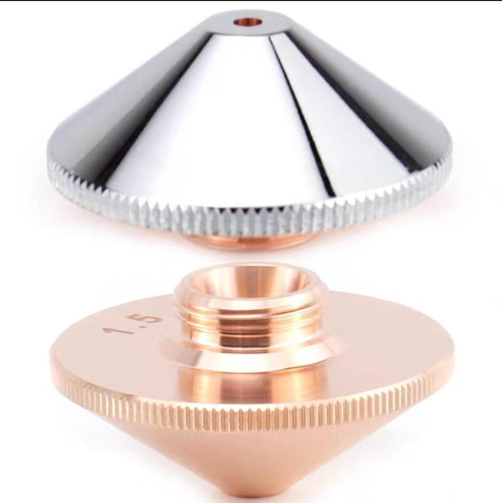 Laser Cutting Nozzle Head Accessories: Single/Double Layer Copper 1.5 Nozzle