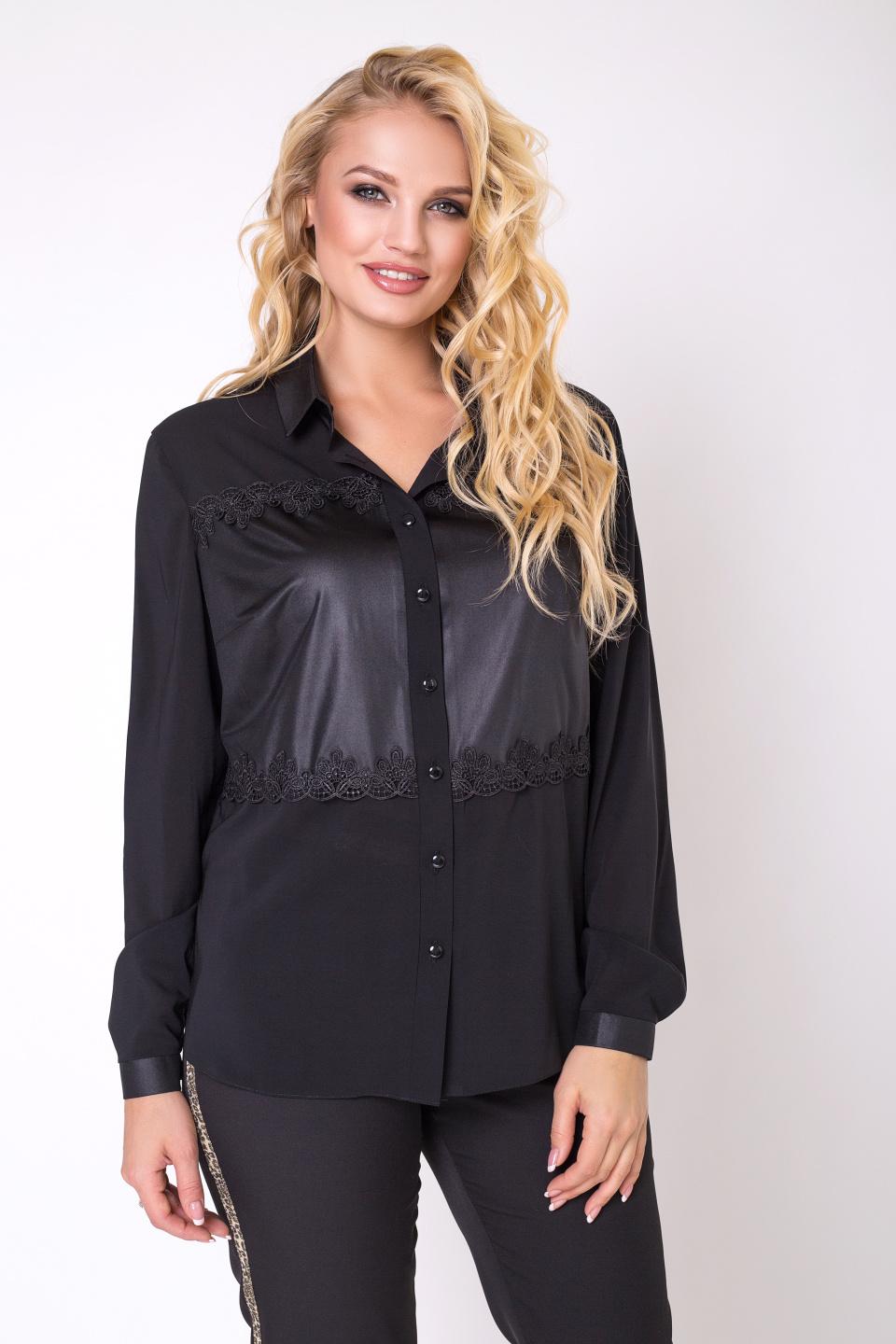 

Сорочка Аїда Luzana 4XL чорний