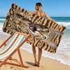 Cute Cat 3D Print Beach Towel, Large Soft Quick Dry Towel for Beach Camping Swimming
