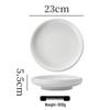 White Ceramic Multi-purpose Serving Plates