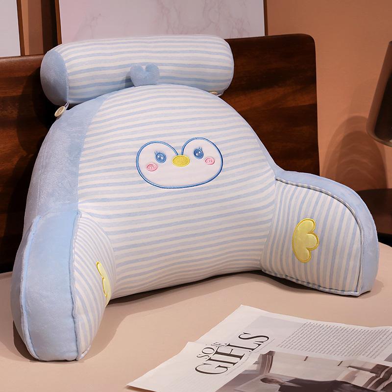 Bed Reading Pillows Comfortable Pillow Bedside Cushion Soft Bag Bedroom Bed Back Cushion Removable and Washable Waist Cushion