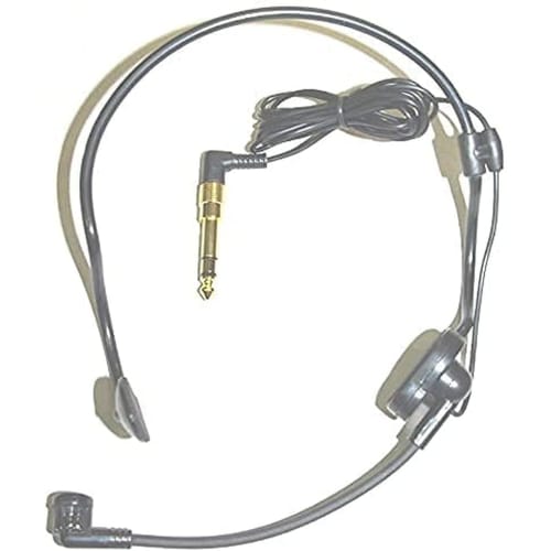 HM-100 Lapel Microphone for Route Bus Drivers, 6.3mm Diameter, 3.5mm Diameter, with Standard Plug Cord