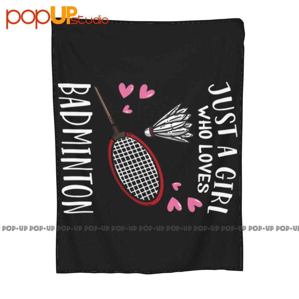 Racket Ball Just A Girl Who Loves Badminton Ultra-Soft Blanket Quilt Winter Sofa Cover Bed Covers