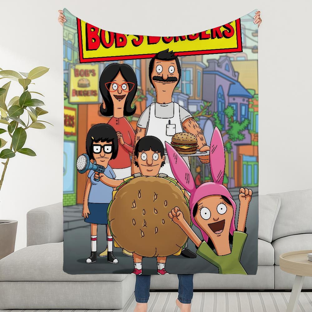 B-BobS-ES B-BurgerS-ES Cartoon Blanket Soft Warm Furry Throw Super Kids Toys Bed Sofa Car Cradle