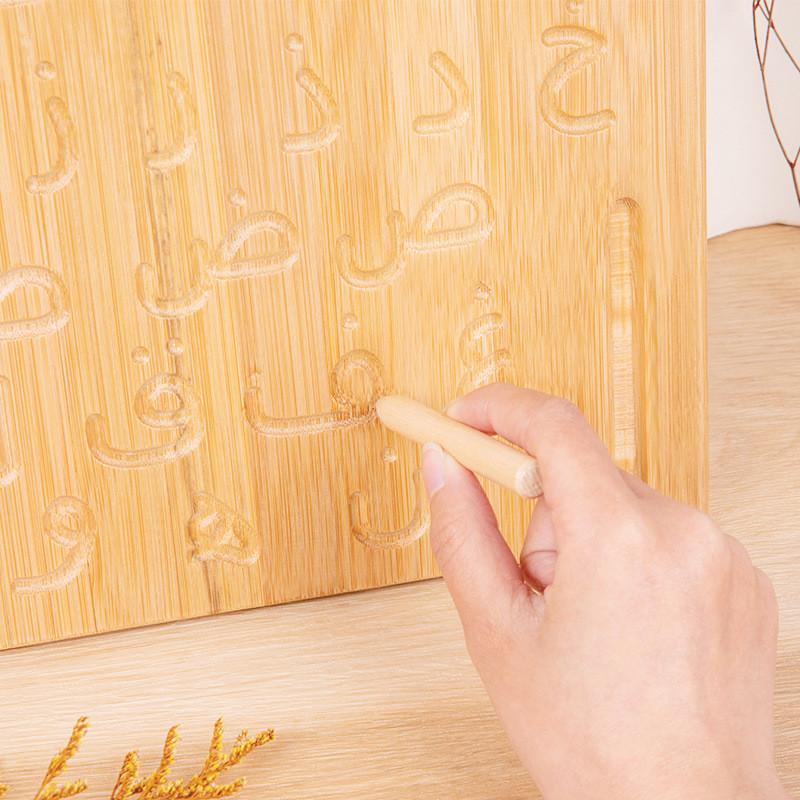 And Wooden Alphabet Number Puzzle Board For Early Childhood Practice Handwriting