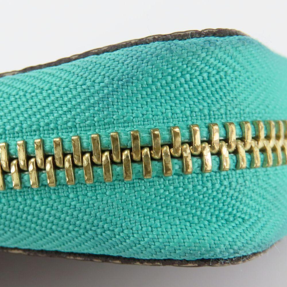 Used LOUIS VUITTON Card Case Mule cult M60910 Monogram Tyu Luco Words Blue Accessory