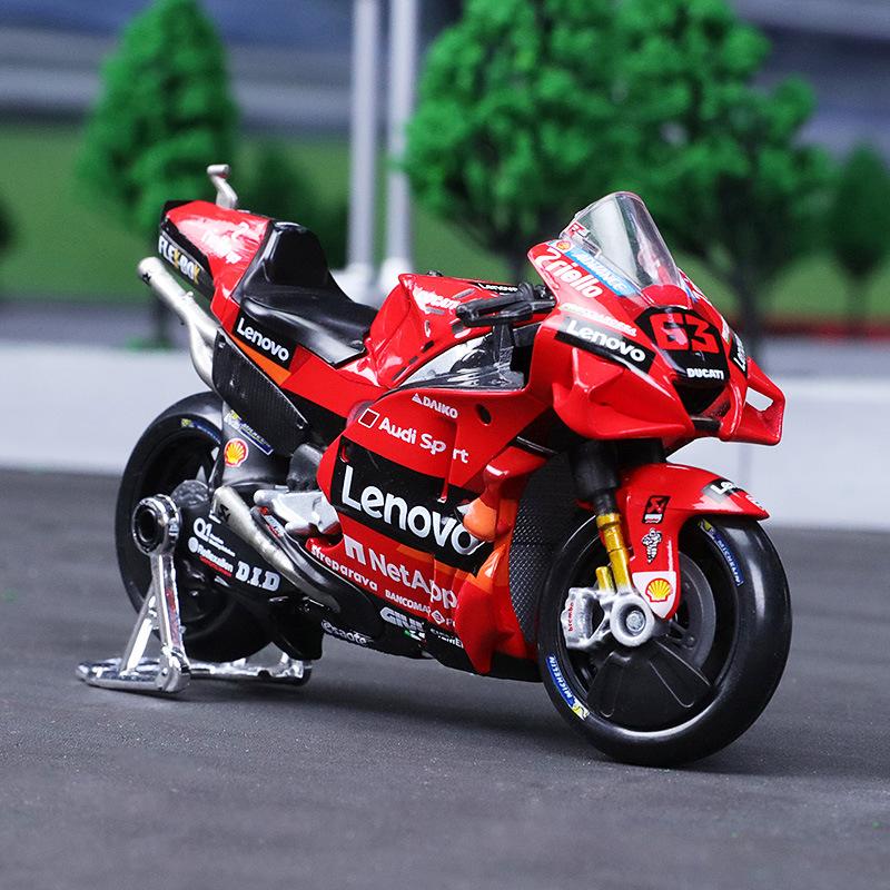 Stock Maisto 1:18 Season Ducati Honda Yamaha Motorcycle Alloy Micro-die-cast One-piece Model Custom Children's Toy Gift