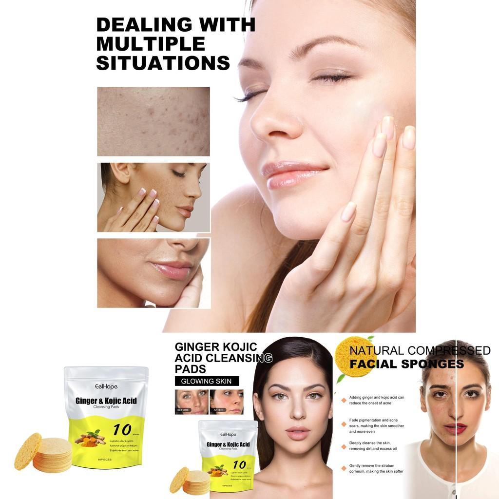 Eelhope Cleansing Gentle Pads For Flawless Skin Brightening And Pore Refining Care Beauty
