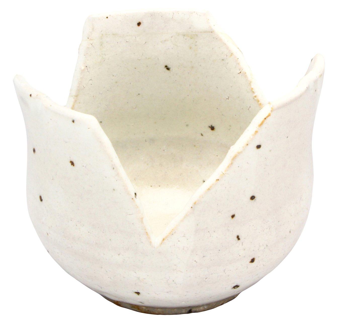 

Mino Ware Hashiba Hyoe Small Bowl with Iron Rust Powder and Japanese Pepper 044-0018