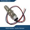 ELING Car Truck Boat Universal  (Pulse Signal) 85mm Speedometer Odometer Speed Gauge 0-120km/h 0-200km/h with Backlight 12V 24V