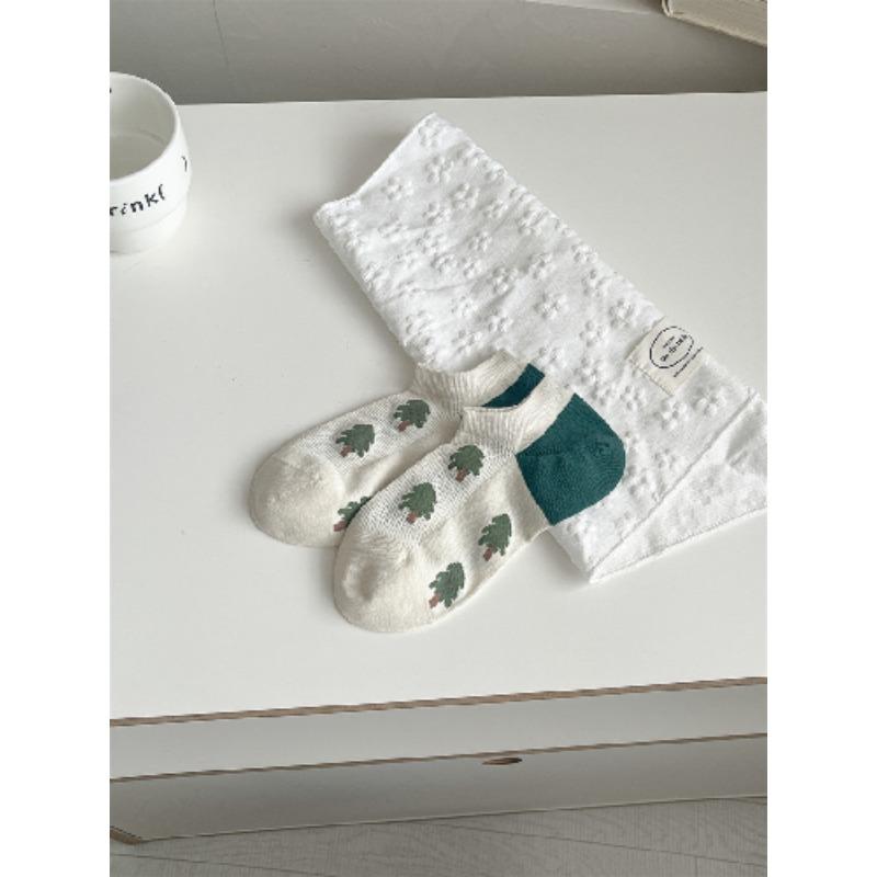 Pantofole Calzini Stampa Cartone Animato Carine Donna Silicone Antiscivolo Basso Taglio Calzini Casual Cotone Traspirante Estate Invisibili No Show